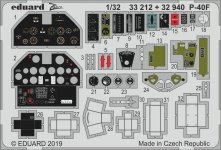 Eduard 32940 P-40F 1/32 TRUMPETER