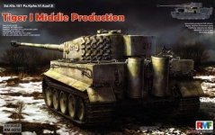 Rye Field Model 5010 Sd.Kfz. 181 Pz.kpfw.VI Ausf. E Tiger I Middle Production w/ Full Interior 1/35