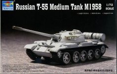 Trumpeter 07282 T-55 Medium Tank M1958 (1:72)