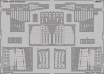 Eduard 48912 F2H-2 landing flaps KITTY HAWK 1/48