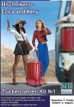 Master Box 24041 Truckers series. Hitchhikers, Erica and Kery (1:24)