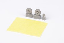Eduard 672371 P-51D wheels block tread 2 EDUARD 1/72