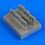 Quickboost QB72482 Defiant Mk.I exhaust - rounded 1/72 Airfix