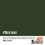 AK Interactive AK11415 Splittermuster Green Spots 17ml
