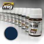 AMMO of Mig Jimenez 1509 BLUE FOR DARK GREY 35ml