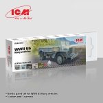 ICM 3063 Acrylic paint set for WWII US Navy vehicles 12 ml х 6