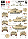Star Decals 35-907 British Centurions in Suez 1/35