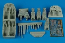 Aires 4487 EA-6B Prowler ICAP-2 (late) cockpit set 1/48 Kinetic