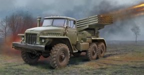 Trumpeter 01028 Russian BM-21 Grad Multiple Rocket Launcher 1/35