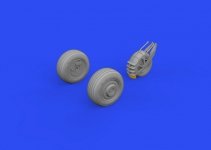 Eduard 648780 Su-25 wheels ZVEZDA 1/48