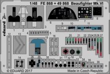 Eduard FE868 Beaufighter Mk. VI TAMIYA 1/48