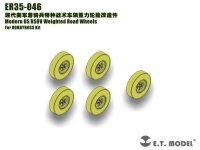 E.T. Model ER35-046 Modern US RSOV Weighted Road Wheels For HOBBY BOSS 1/35