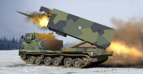 Trumpeter 01047 M270/A1 Multiple Launch Rocket System Finland/Netherlands 1/35