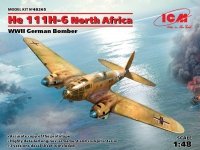 ICM 48265 He 111H-6 North Africa, WWII German Bomber 1/48