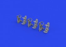 Eduard 632191 Luftwaffe rudder pedals PRINT 1/32