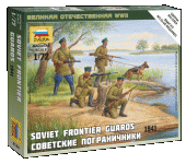 Zvezda 6144 Soviet Frontier Guards 1/72
