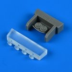 Quickboost QB48967 SAAB J29 Tunnan front landing lights 1/48