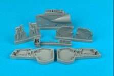 Aires 4319 Lightning F Mk. 2/6 wheel bay 1/48 Airfix