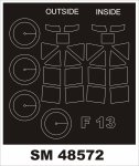 Montex SM48572 JUNKERS F-13 for MINIART 1/48