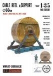 RT-Diorama 35508 Cable Reel w. Support Ø60mm 1/35