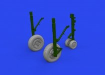 Eduard 648996 Gannet wheels AIRFIX 1/48