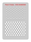 Paint Forge PFST003L STENCIL - DIAMONDS