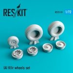 RESKIT RS72-0051 IAI KFIR WHEELS SET 1/72