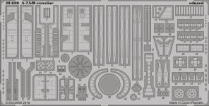 Eduard 48638 A-7A/B exterior HOBBY BOSS (1:48)