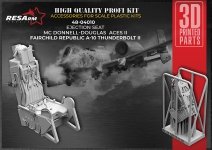 RESArm 48-04010 A-10 Thunderbolt II Ejection seat (3D resin printing) 1/48