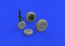 Eduard 648524 F-104 wheels late 1/48 KINETIC MODEL