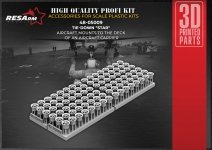 RESArm 48-05009 FASTENER, AIRCRAFT CARRIER, TIE-DOWN STAR kit (3D resin printing) 1/48