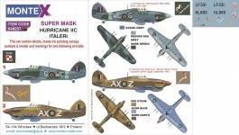 Montex K48257 HURRICANE IIC 1/48