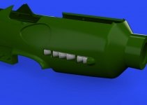 Eduard 648688 Fw 190D exhaust stacks EDUARD 1/48