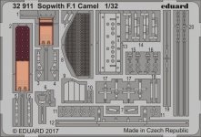 Eduard 32911 Sopwith F.1 Camel WINGNUT WINGS 1/32