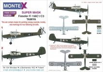 Montex K48289 Fi 156C STORCH 1/48