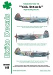 EXITO ED48007  Yak Attack - Yakovlev Yak-1b  - decal 1/48