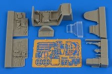 Aires 4685 Bf 109G-6 (late) cockpit set 1/48 EDUARD