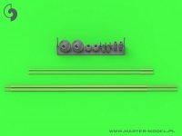 Master GM-16-007 Antena Comrod VHF3088VM - używana na czołgu Leopard 2 A7V oraz innych pojazdach (2 szt.) - wersja PROSTA 1/16