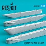 RESKIT RS72-0299 Pylons for MiG-25 BM 1/72