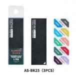 DSPIAE AS-BK25 ALUMINUM ALLOY SND BOARD BLAK 3PCS / Aluminiowa podkładka do papierów ściernych