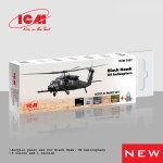 ICM 3067 Acrylic paints set for Black Hawk US helicopters 12 ml х 6