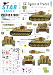Star Decals 35-C1089 SS-Tigers in France # 1 1/35