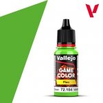 Vallejo 72104 Fluorescent Green - Game Color Fluo 18ml
