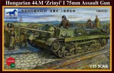 Bronco CB35121 Hungarian 75mm Assault Gun 44.M (1:35)