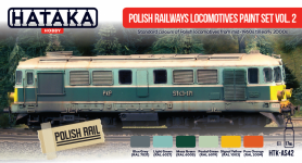 Hataka HTK-AS42 Polish Railways locomotives paint set vol. 2