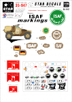 Star Decals 35-947 Generic ISAF markings 1/35