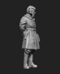 Panzer Art FI35-128 Soviet tank officer in sheepskin coat No.1 1/35