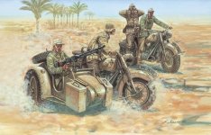 Italeri 6121 GERMAN MOTORCYCLES (1:72)