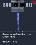 Border Model BD0064 Multi Models Knife 3 in1 Blue