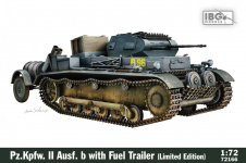 IBG 72166 Pz.Kpfw. II Ausf. b with Fuel Trailer - Limited Edition 1/72